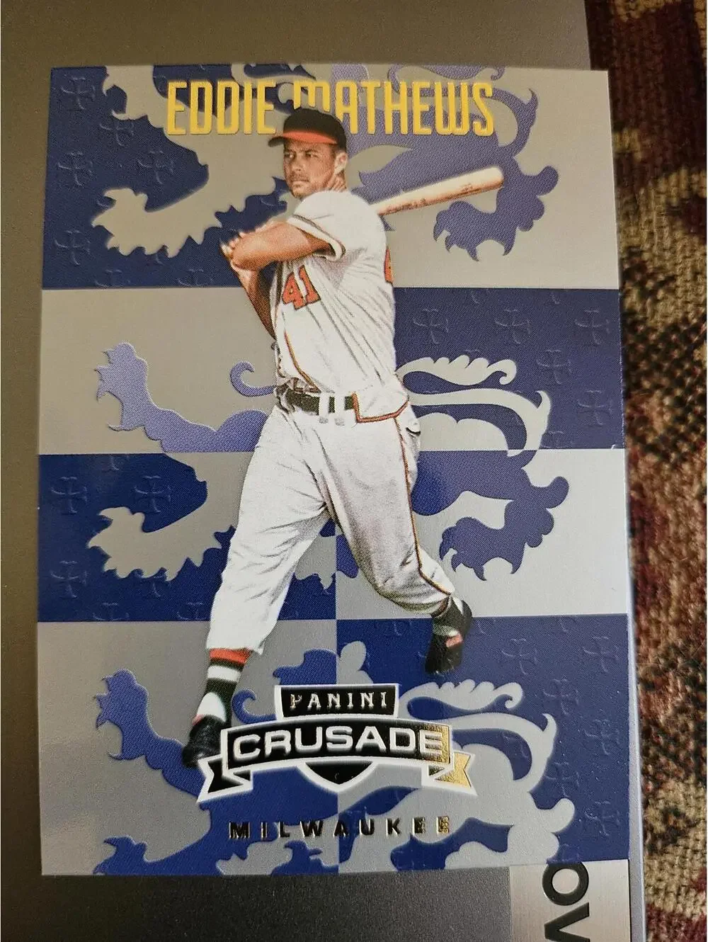 2025 Panini Crusade - Eddie Matthews - HOF  #65 - Braves